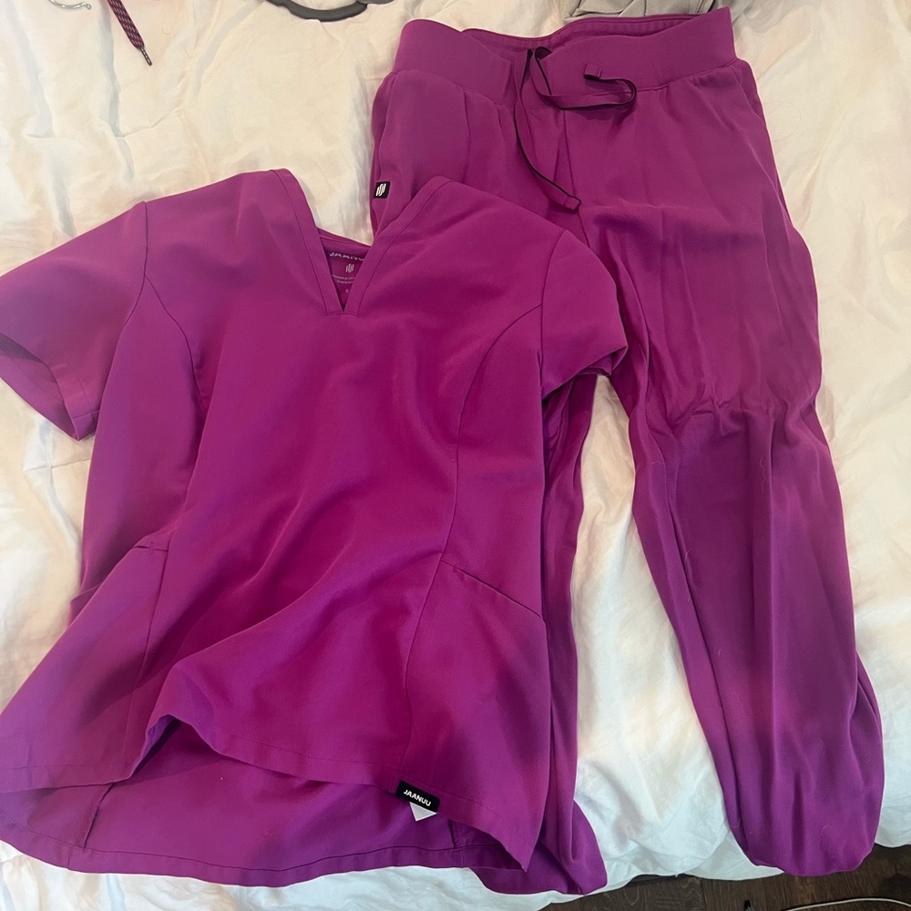 Purple  jaanuu scrubs